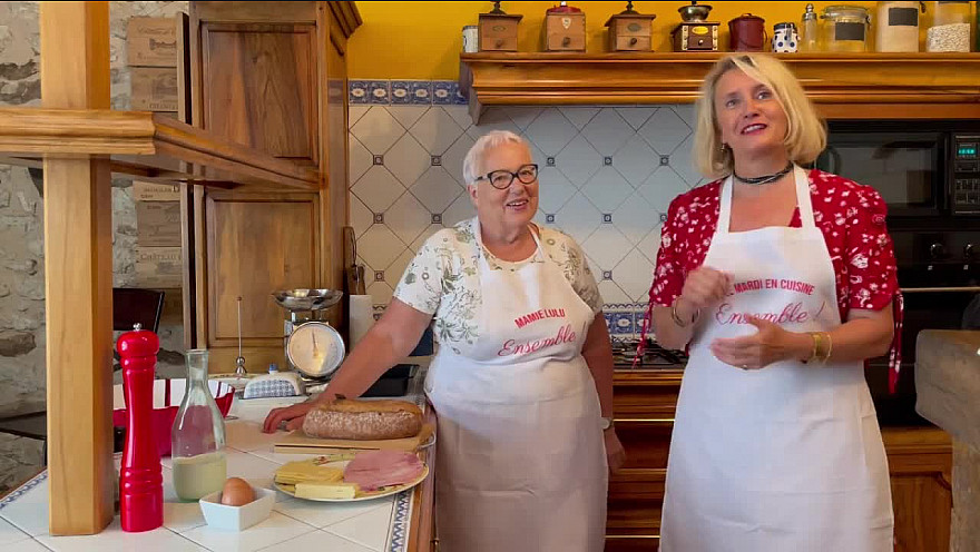 Le mardi en cuisine avec Mamie Lulu : pain perdu au jambon
